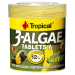 TROPICAL 3-Algae Tablets A 50ml/36g 80db haltáp algával édesvízi és tengeri halaknak