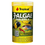 TROPICAL 3-Algae Tablets A 250ml/150g 340db haltáp algával édesvízi és tengeri halaknak