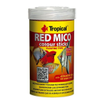 TROPICAL Red Mico Colour Sticks 100ml/32g haltáp húsevő és mindenevő halaknak