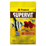 TROPICAL Supervit 12g lemezes haltáp mindenevő akváriumi halak számára
