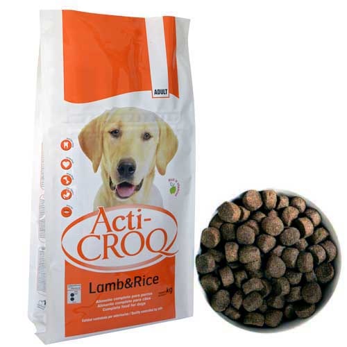 ACTI-CROQ LAMB&RICE 26/12 20kg speciális táp érzékeny kutyáknak bárány rizzsel
