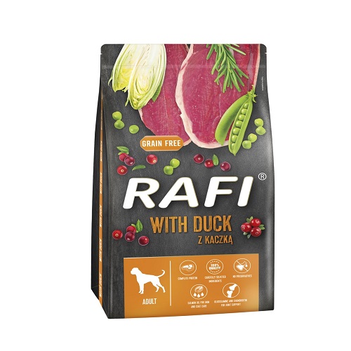 RAFI ADULT Duck 10kg kacsa hússal grain free