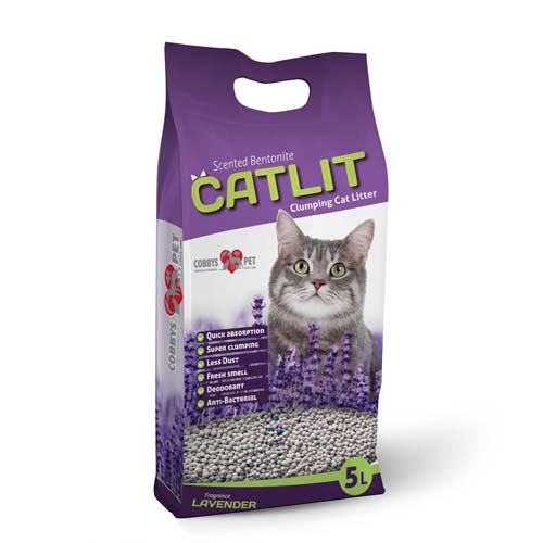 CATLIT 5l/4kg csomósodó macskaalom levendulával macskáknak