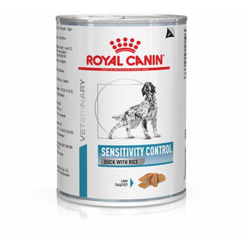 ROYAL CANIN VHN SENSIVITY DUCK DOG Konzerv 420g -nedves eledel ételallergiás kutyáknak - kacsahússal