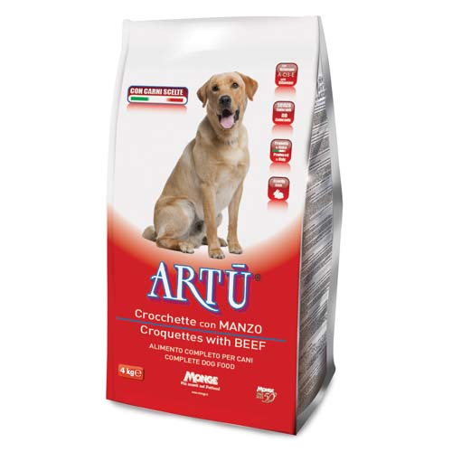 ARTÚ Dry dog Croquettes marhahússal 4kg 21/8