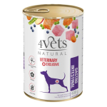 4Vets NATURAL VETERINARY EXCLUSIVE GASTRO INTESTINAL 400g emésztőrendszeri betegségekben szenvedő kutyáknak