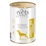 4Vets NATURAL VETERINARY EXCLUSIVE URINARY SUPPORT 400g húgyúti betegségben szenvedő kutyáknak