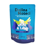 DOLINA NOTECI SUPERFOOD 300g borjú és bárányhús kutyáknak 80% hús