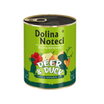 DOLINA NOTECI SUPERFOOD 800g szarvas és kacsa kutyáknak 80% hús