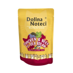 DOLINA NOTECI SUPERFOOD 85g csirke és marhahús tengeri keszeggel macskáknak 80% hús