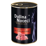 DOLINA NOTECI PREMIUM 400g borjúhúsban gazdag macskatáp