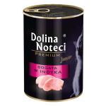 DOLINA NOTECI PREMIUM JUNIOR 400g pulykában gazdag kölyök macskatáp