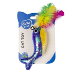 DUVO+ Elasztikus színes macskajáték catnippel 16,5x7x2cm bálna