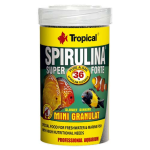 TROPICAL Super Spirulina Forte Mini Granulat 100ml/56g granulált apró szemcsés haltáp spirulinával