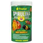 TROPICAL Super Spirulina Forte Mini Granulat 250ml/140g granulált apró szemcsés haltáp spirulinával