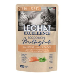 MONGE LECHAT Maltagliati Sterilised alutasak ivartalanított macskáknak - lazac zöldségekkel 85g / 1db