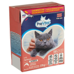 PreVital Tetra Pak falatkák lazaccal szószban macskáknak  370g