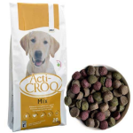 ACTI-CROQ MIX 24/11  20kg teljesértékű színes kutyatáp felnőtt kutyák számára