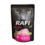 RAFI Cat Grain Free - Gluténmentes pulykahúsos alutasak macskáknak 100g