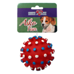 COBBYS PET AIKO FUN Tüskés labda 8,5cm gumijáték kutyáknak