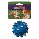 COBBYS PET AIKO FUN Tüskés labda 11cm gumijáték kutyáknak