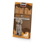 DUVO+ DOG CHOC Peanutbutter 100g cukormentes kutyacsoki mogyoróvajas  vitaminokkal