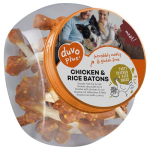 DUVO+ Meat! rágósúlyzó csirkehússal és rizzsel dobozban 400g
