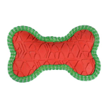 DUVO+ Karácsonyi játék gumiból - csont 15x9,5x3cm