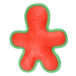 DUVO+ Karácsonyi játék gumiból - mézeskalács emberke 24x20,5x3cm