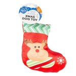 DUVO+ karácsonyi játék - Plüss zokni kevert színekben 18x15x7cm
