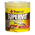 TROPICAL Supervit Tablets A 50ml/36g 80db haltáp öntapadó tabletták formájában