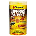 TROPICAL Supervit Tablets A 250ml/150g 340db víz fenekén táplálkozó halaknak