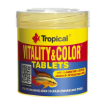 TROPICAL Vitality&Color Tablets 50ml/36g 80db színélénkítő haltáp tabletta formában