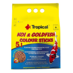 TROPICAL Koi&Goldfish Colour Sticks 5l/400g színélénkítő haltáp tavi halaknak