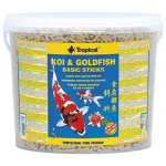 TROPICAL Koi&Goldfish Basic Sticks 5l/430g teljes értékű eleség tavi halak számára