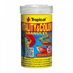 TROPICAL Vitality&Color Granules 100ml/55g granulált haltáp színélénkítő és vitalizáló hatással