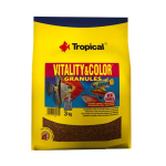 TROPICAL Vitality&Color Granules 3kg granulált haltáp színélénkítő és vitalizáló hatással
