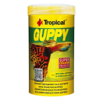 TROPICAL Guppy 250ml/50g alapeledel guppiknak