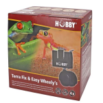 HOBBY Terra Fix & Easy Wheely's - Speciális kerekek HOBBY Fix & Easy terráriumokhoz 100 kg teherbírással