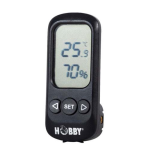 HOBBY digitális hőmérő és nedvességmérő riasztó funkcióval +/- 0,5° C, +/- 3% pontossággal